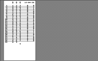 Mastermind atari screenshot